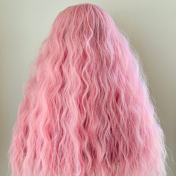 Pretty in Pink “Put On & Go” Synthetic Wig with Bangs for Cosplay/Anime/Gaming… - Picture 12 of 13